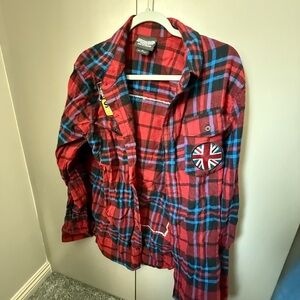 Hot topic spider punk flannel